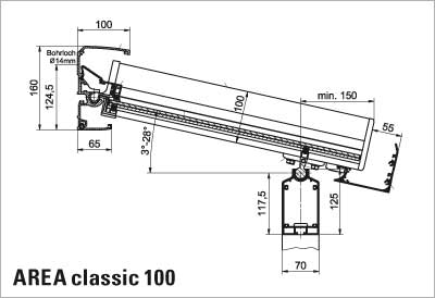 AREA Classic 100 Wandanschluss