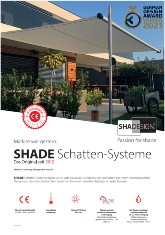 Info Flyer für das Shade System