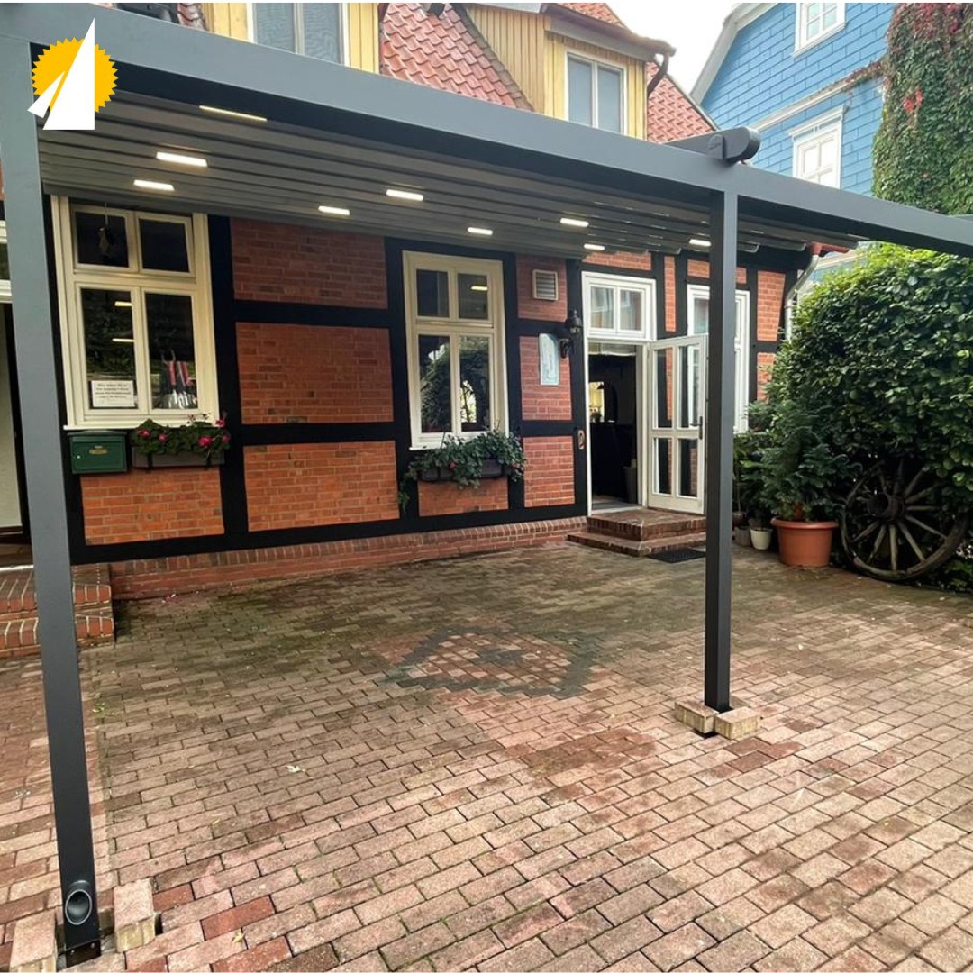 Pergola Silver Plus für die Gastronomie in Hamburg