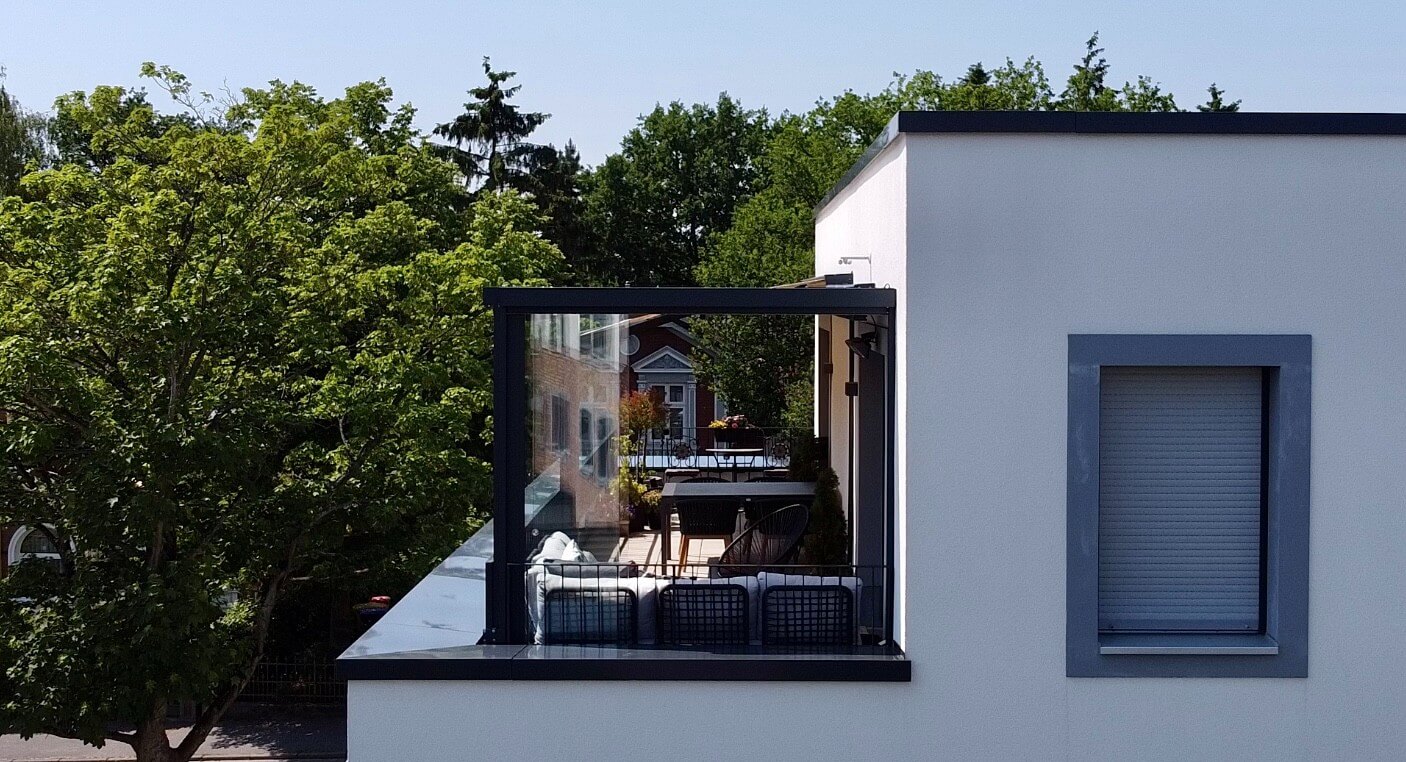 Pergola Sunrain Q Terrassendach von Zschimmer in Hamburg