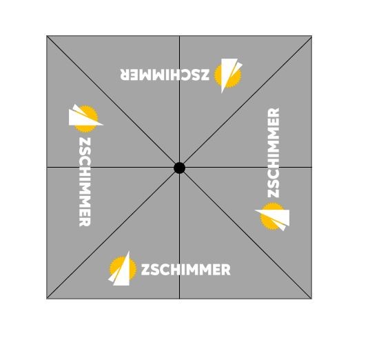 Option Schirm bedrucken