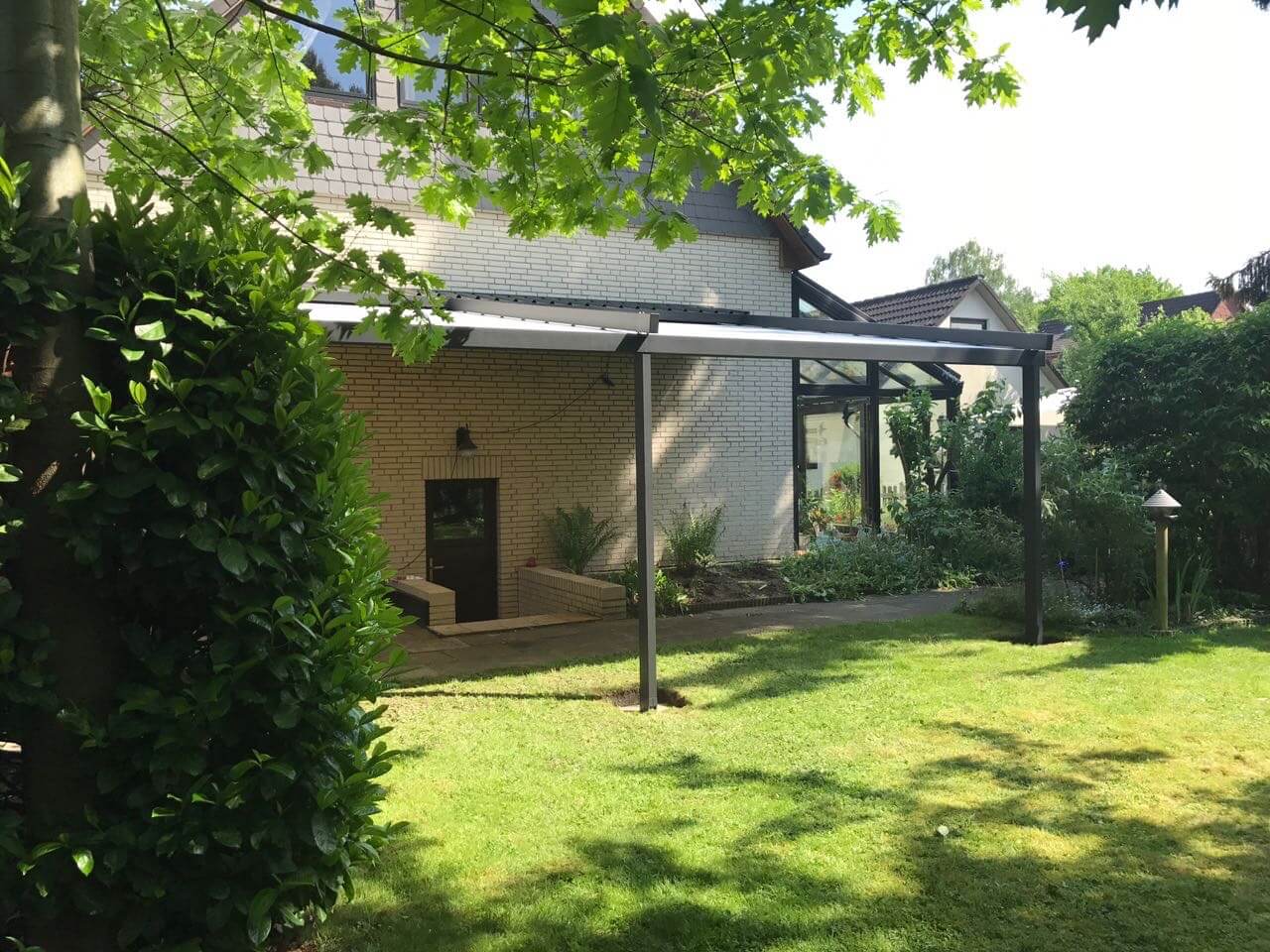 Zschimmer - Leiner - Pergola - Sunrain - L -Terrassendach - Bild 1
