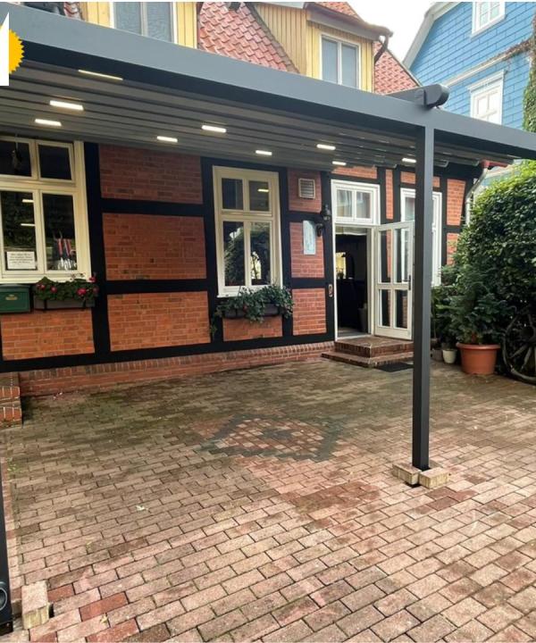 Pergola Silver Plus für die Gastronomie in Hamburg