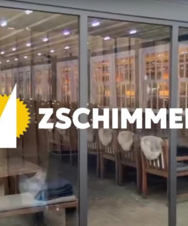 Gastronomie Projekt in Hamburg bestehend aus Pergola und Schirm