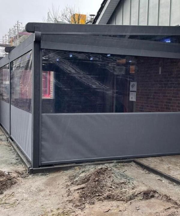 Pergola Silver für die Gastronomie in Cuxhaven