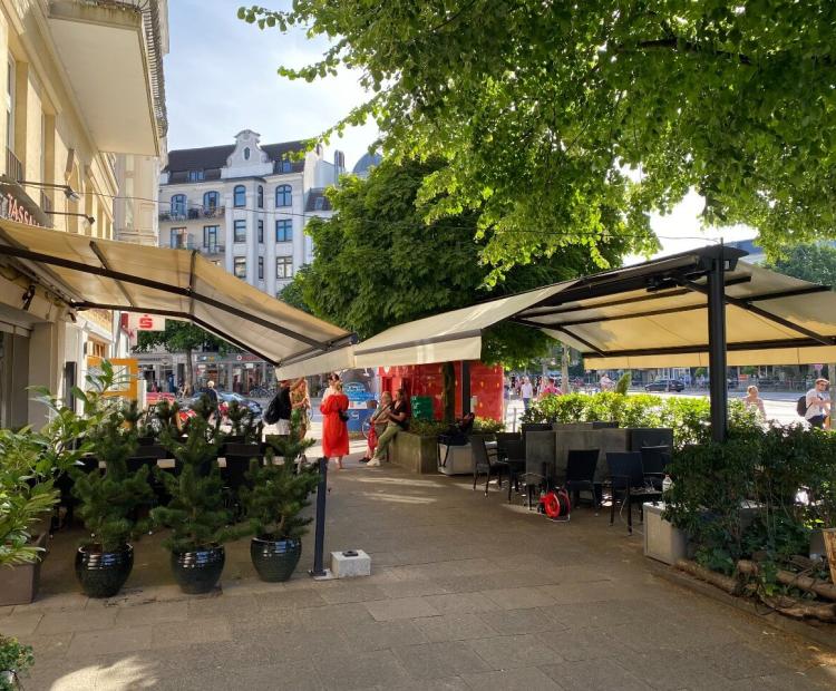 Gastro Sunrain Markisen - Restaurant Tassajara