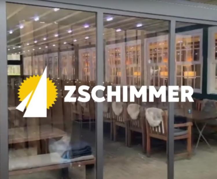 Gastronomie Projekt in Hamburg bestehend aus Pergola und Schirm