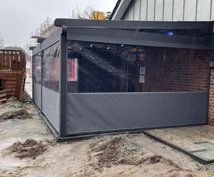 Pergola Silver für die Gastronomie in Cuxhaven