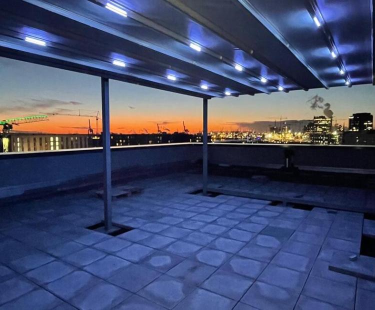 Pergola-Hafencity-Dach