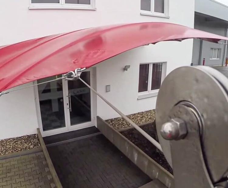 C4sun Sonnensegel bei Sturm