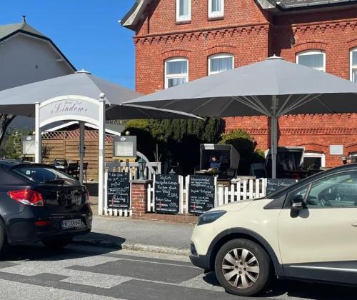 Sonnenschirm für die Gastronomie auf Sylt