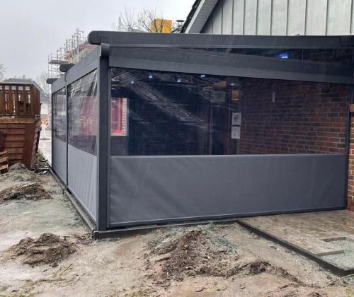 Pergola Silver für die Gastronomie in Cuxhaven
