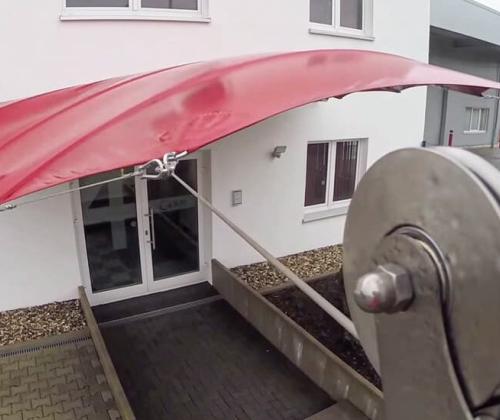 C4sun Sonnensegel bei Sturm