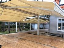 Zschimmer - Pergola Sunrain Q - Markise - Freistehend - Terrassenfaltdach