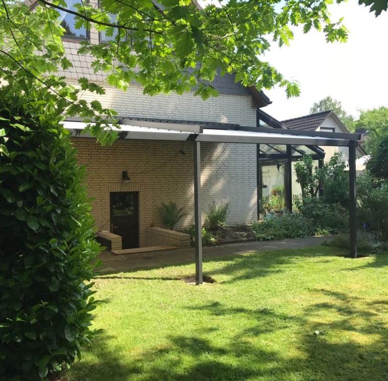 Zschimmer - Leiner - Pergola - Sunrain - L -Terrassendach - Bild 1