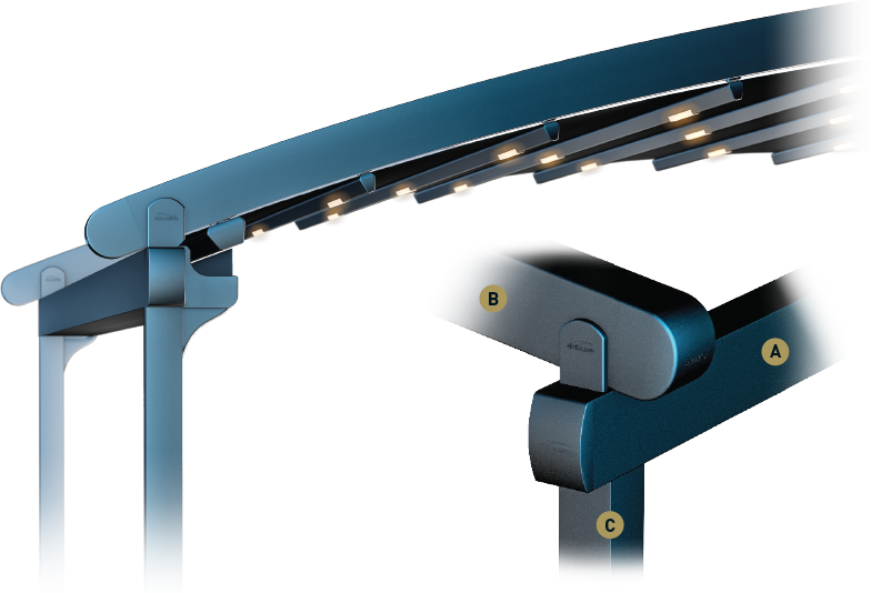 Coral Compact Pergola bei Zschimmer